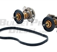 COOLANT THERMOSTAT (SET OF TWO), FORD 6.4L DIESEL