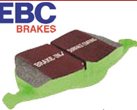 EBC GREENSTUFF 2000 BRAKE PAD FIAT 500 2010-11 (BOSCH CALIPERSREAR)