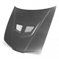 EVO-style carbon fiber hood for 1992-1996 Honda Prelude (Matte Finish)