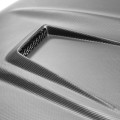 GT-style DRY CARBON hood for 2007-2011 Mercedes Benz C63 (Does not fit standard C-class)4