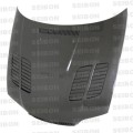 GTR-style carbon fiber hood for 2002-2005 BMW E46 2DR, LCI2