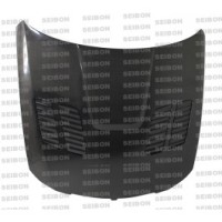 GTR-style carbon fiber hood for 2005-2008 BMW E90 4DR