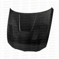 GTR-style carbon fiber hood for 2007-2010 BMW E92 2DR, pre LCI