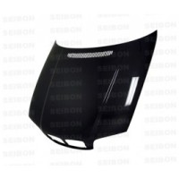 OEM-style carbon fiber hood for 1999-2002 BMW E46 2DR, pre LCI