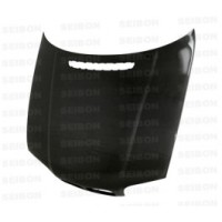 OEM-style carbon fiber hood for 1999-2002 BMW E46 4DR, pre LCI