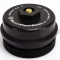 OIL FILTER CAP, BILLET, FORD 6.0L AND 6.4L2