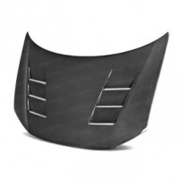 TS-Style Carbon Fiber Hood for 2012-2013 Honda Civic 2DR