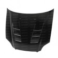 TS-style carbon fiber hood for 1996-1998 Honda Civic