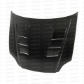 TS-style carbon fiber hood for 1999-2000 Honda Civic