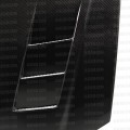 TS-style carbon fiber hood for 1999-2000 Honda Civic2