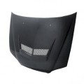 VSII-style carbon fiber hood for 1998-2002 Honda Accord 4DR (straight weave)