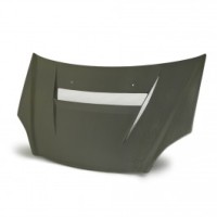 VSII-style gold string carbon hood for 2002-2005 Honda Civic Si