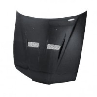 XT-style carbon fiber hood for 1992-1996 Honda Prelude (straight weave)